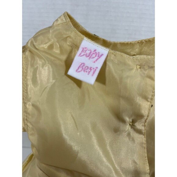 Baby Beri Baby Girl Gold Tulle Sequin Party Dress Size 3 To 6 Months - Picture 11 of 11